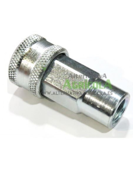 Enchufe hidráulico rápido hembra punzón de 1/4" (13mm)