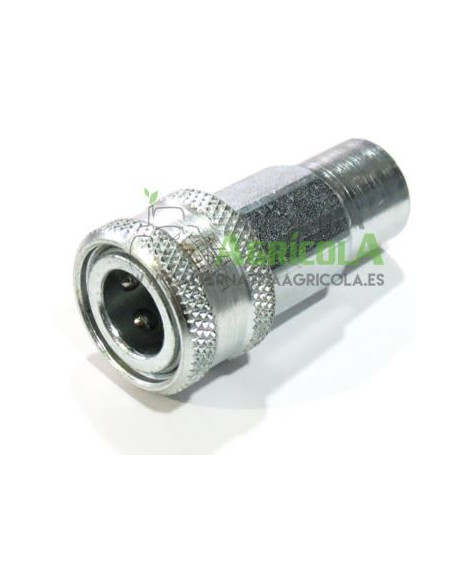 Enchufe hidráulico rápido hembra punzón de 1/4" (13mm)