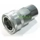 Enchufe hidráulico rápido hembra punzón de 3/4" (27mm)