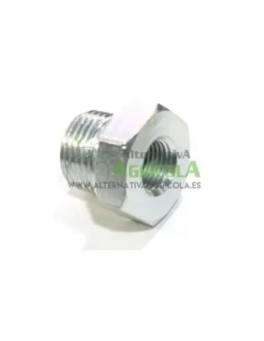 Tapón reductor alta presión hidráulica hembra 3/4" macho 1"