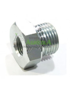 Tapón reductor alta presión hidráulica hembra 3/4" macho 1"