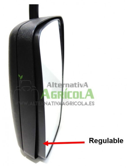 Espejo retrovisor 380 x 200 mm con soporte telescópico Izquierdo