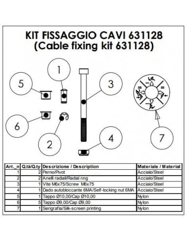Joystick de 2 pulsadores con palanca 4 funciones para sirgas con bloqueo