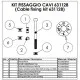 Joystick de 2 pulsadores con palanca 4 funciones para sirgas con bloqueo
