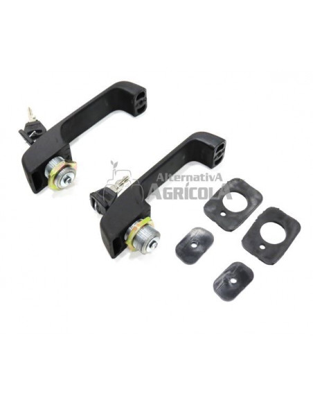 Juego de dos manetas cerraduras tractor John Deere