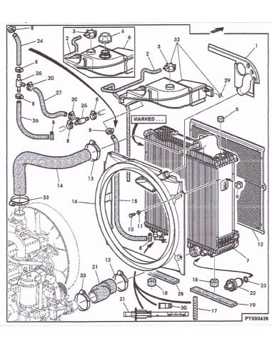 Kit de Manguitos Original, para Radiadores John Deere