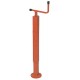 Mozo apoyo remolque tubo 50 x 400 mm