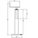 Mozo remolque tubo 80 x 500 mm