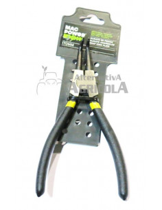 Alicates presillas curvo para abrir clips