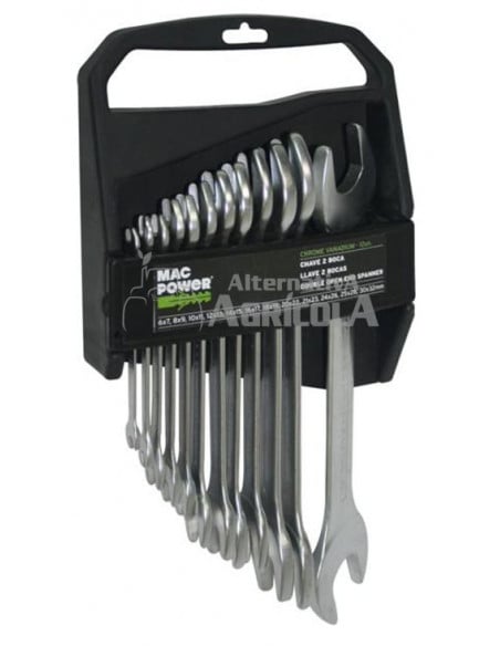 Juego de 12 llaves planas 