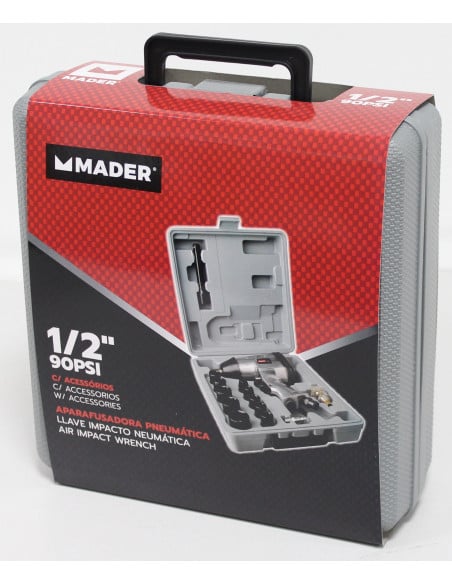 Pistola impacto 1/2" con vasos