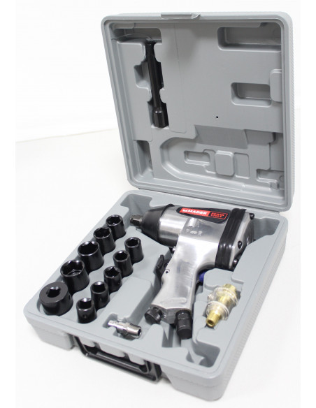 Pistola impacto 1/2" con vasos