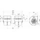 Ventilador centrífugo SPAL 24v doble 009-B40-22
