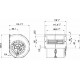 Ventilador centrífugo simple SPAL 12v 3 vel. 008-A100-93D