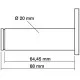 Bulón cilindro botella dirección 20 x 64 mm 5173252 