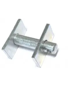 Pasador cabeza cuadrada con chapa para tensor vertical 16x64mm