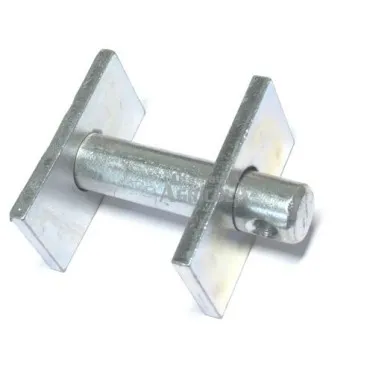 Pasador cabeza cuadrada con chapa para tensor vertical 16x64mm