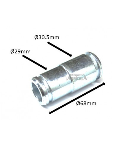 Tubo conector bomba de agua tractores Fiat, Case, New Holland, Ford y Steyr