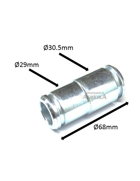 Tubo conector bomba de agua tractores Fiat, Case, New Holland, Ford y Steyr
