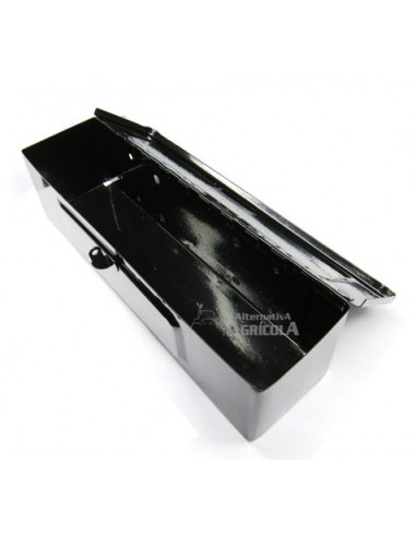 Caja herramientas con tapa para fijar a tractor