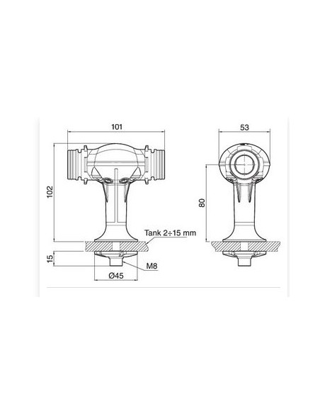 Agitador antisedimentos para cubas fumigar
