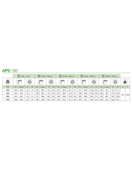 Bomba fumigación 5 membranas de alta presión Comet APS166