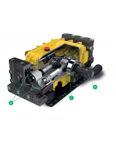 Bomba fumigación 3 pistones deslizantes de alta presión Comet YB75