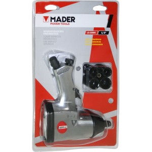 Pistola impacto 1/2" con vasos