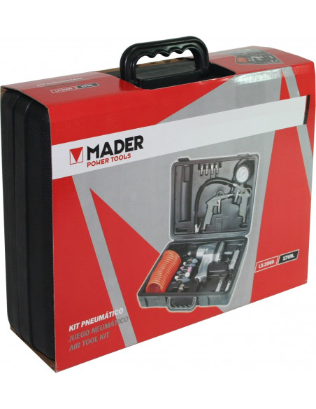 Maletin surtido herramientas neumaticas