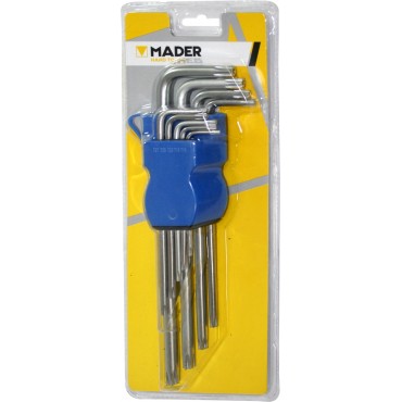 Juego llaves largas Torx 9pzas