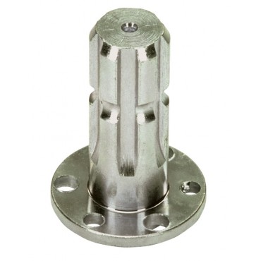 Eje 1"3/8 Z6 con collar para bombas