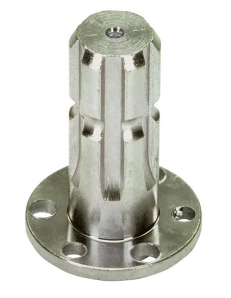 Eje 1"3/8 Z6 con collar para bombas