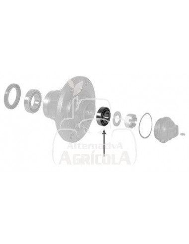 RODAMIENTO EXTERIOR Ø 21,4 x 50 mm