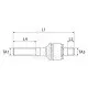 RÓTULA AXIAL M24 X 1.5 DERECHA - M22 X 1.5 DERECHA