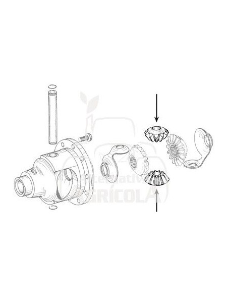 PIÑÓN / ENGRANAJE DIFERENCIAL Z 11