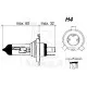 LAMPARA HALOGENA 12 V - 55/60W - P43T-38 - H4