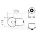 BOMBILLA 12 V - 10 W - BA15S - R10