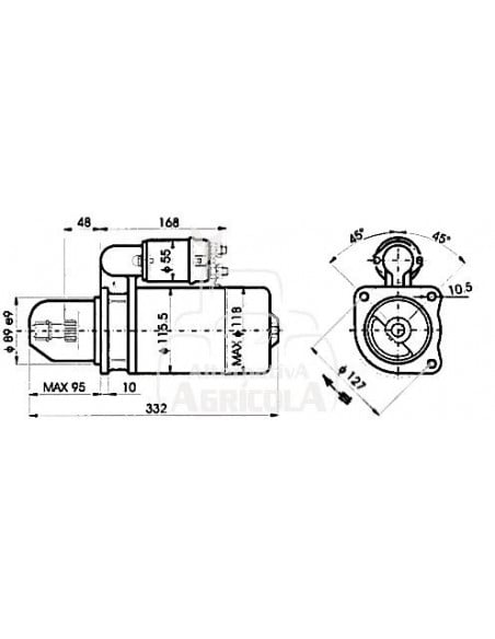 MOTOR DE ARRANQUE 12V - 3,0 KW