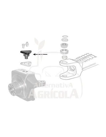 Pivote de giro Fendt, Ford, John Deere L61209