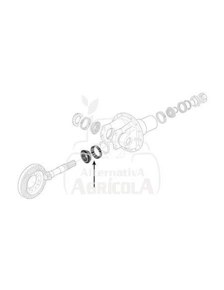 RODAMIENTO FRONTAL Ø 40 X 90 X 25.25 MM