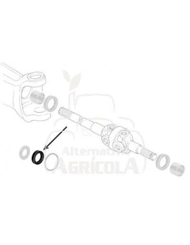 RETÉN INTERIOR Ø 40 x 60 x 18.5 MM