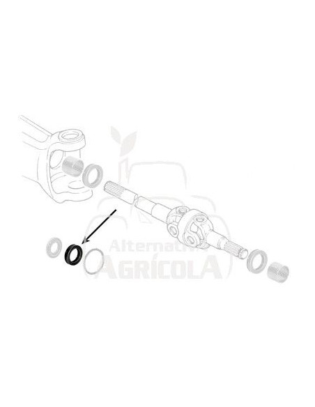 RETÉN INTERIOR Ø 40 x 60 x 18.5 MM