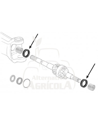 RETÉN INTERIOR Ø 40 x 60 x 18.5 MM
