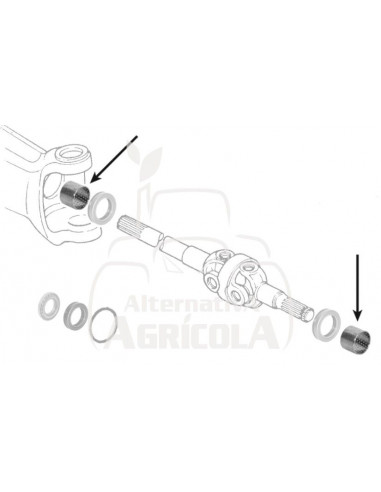 Casquillo Ø 40.4 x 44.4 x 40.2 mm 3426938M1