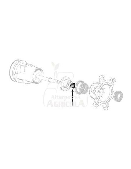 Casquillo Ø 40.4 x 44.4 x 40.2 mm 3426938M1