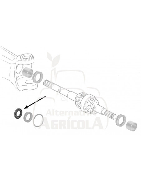 Casquillo Ø 40.4 x 44.4 x 40.2 mm 3426938M1