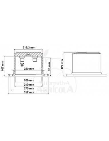 CARCASA SOPORTE PLANETARIOS ZF APL 345 / APL350