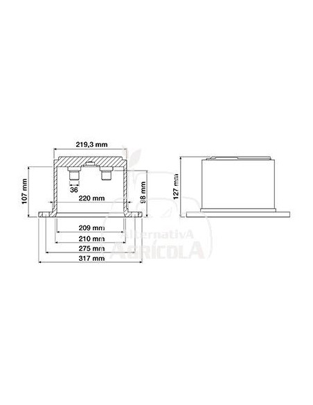 CARCASA SOPORTE PLANETARIOS ZF APL 345 / APL350