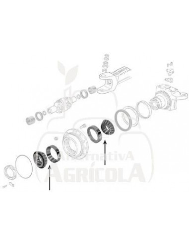 RODAMIENTO RODILLOS Ø 95 X 135 X 20 MM