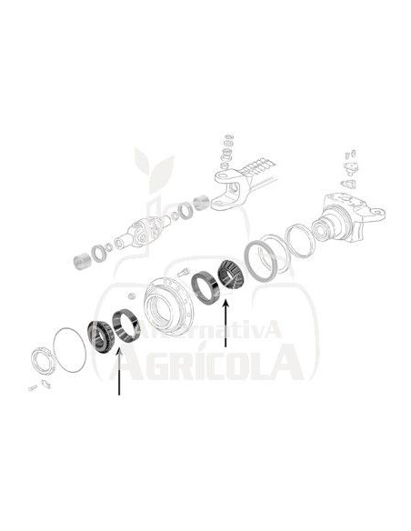 RODAMIENTO RODILLOS Ø 95 X 135 X 20 MM